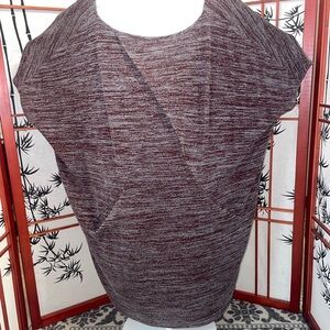 RW&CO. Maroon Textured Women's Blouse